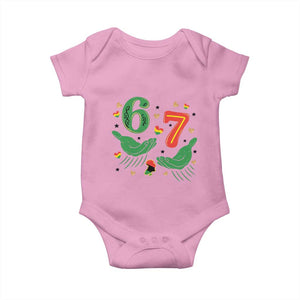 67 Meme Black History Month Baby Onesie African American Gift TS12 Light Pink Print Your Wear