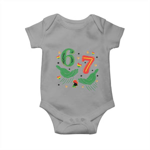 67 Meme Black History Month Baby Onesie African American Gift TS12 Sport Gray Print Your Wear