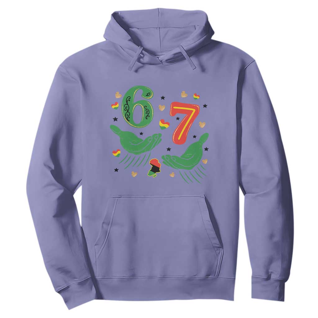 67 Meme Black History Month Hoodie African American Gift TS12 Violet Print Your Wear