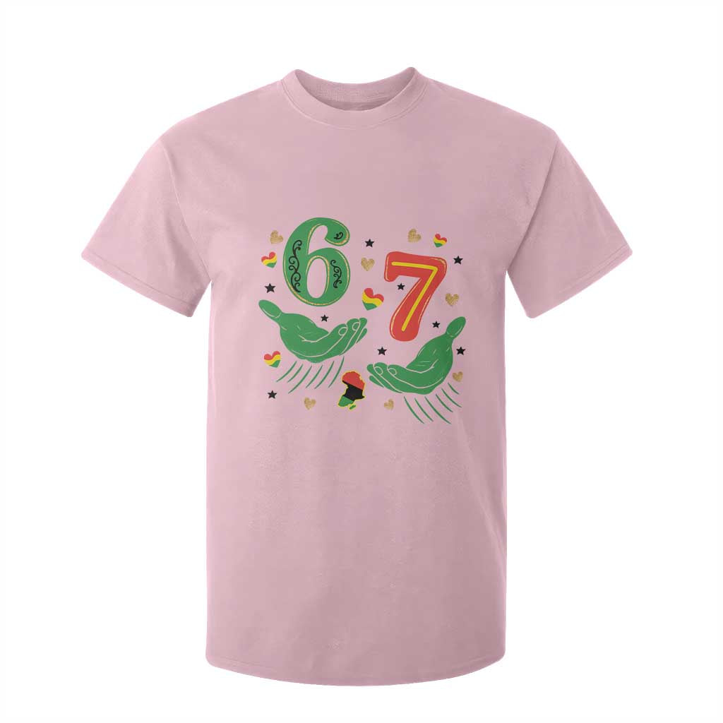 67 Meme Black History Month T Shirt For Kid African American Gift TS12 Light Pink Print Your Wear