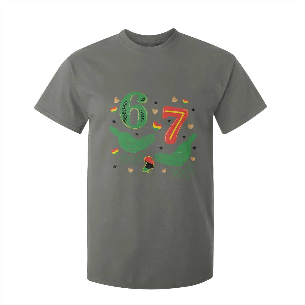 67 Meme Black History Month T Shirt For Kid African American Gift TS12 Military Green Print Your Wear