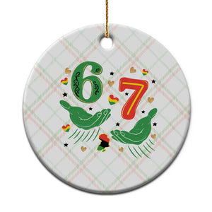 67 Meme Black History Month Ceramic Ornament African American Gift TS12 1pc Christmas Plaid Print Your Wear