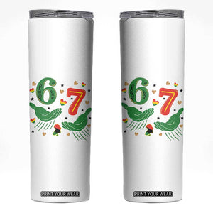 67 Meme Black History Month Skinny Tumbler African American Gift TS12 White Print Your Wear