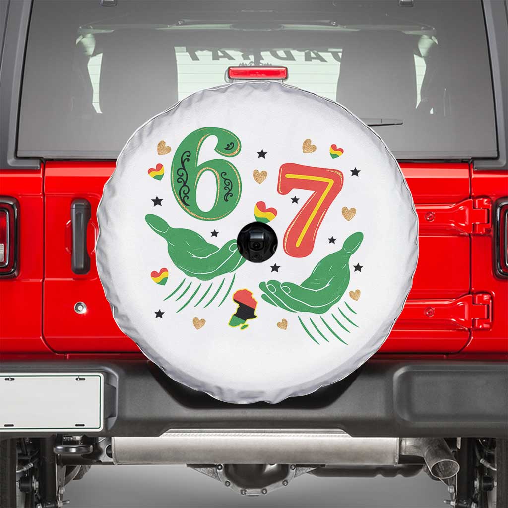 67 Meme Black History Month Spare Tire Cover African American Gift TS12 White Print Your Wear