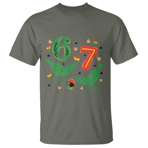67 Meme Black History Month T Shirt African American Gift TS12 Military Green Print Your Wear