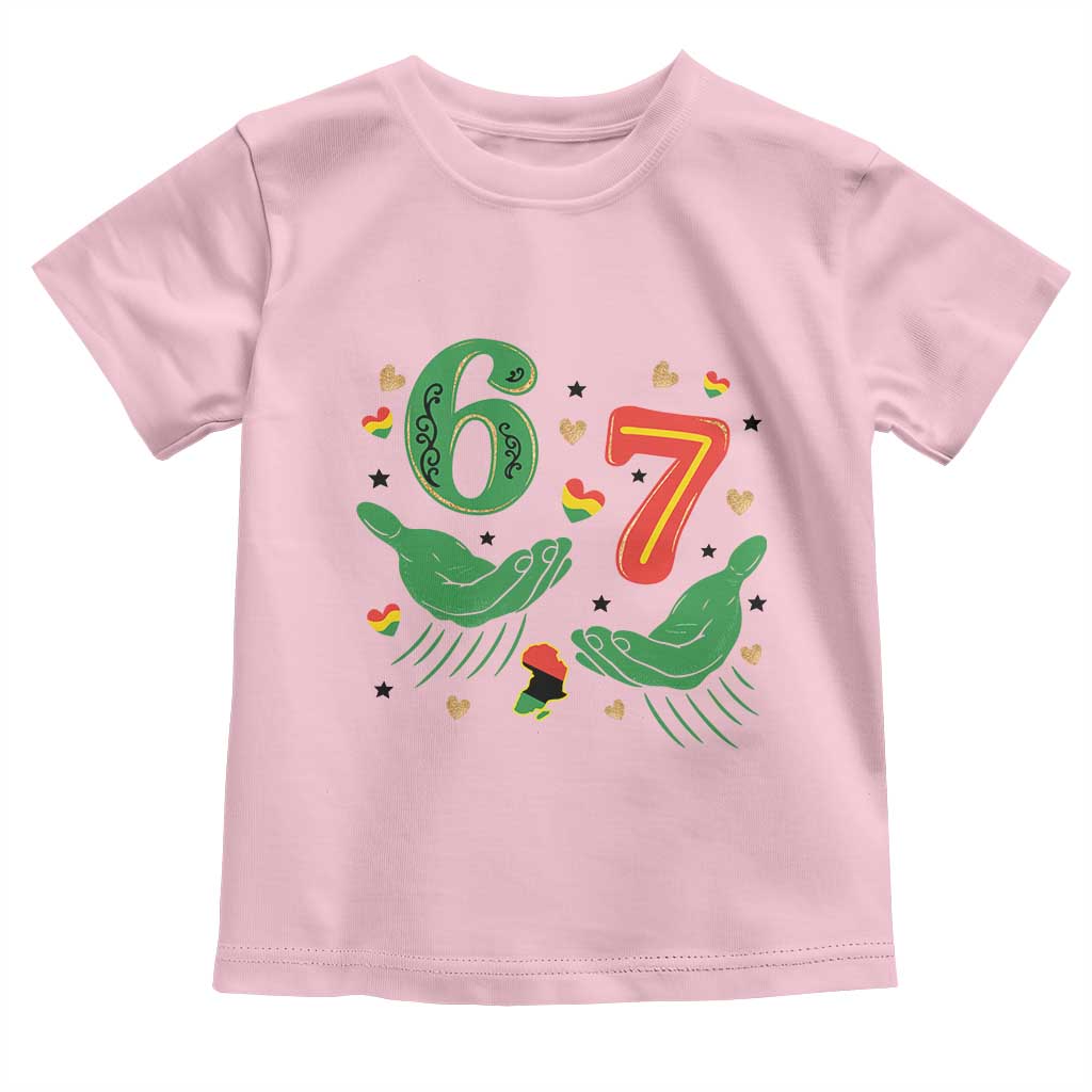 67 Meme Black History Month Toddler T Shirt African American Gift TS12 Light Pink Print Your Wear
