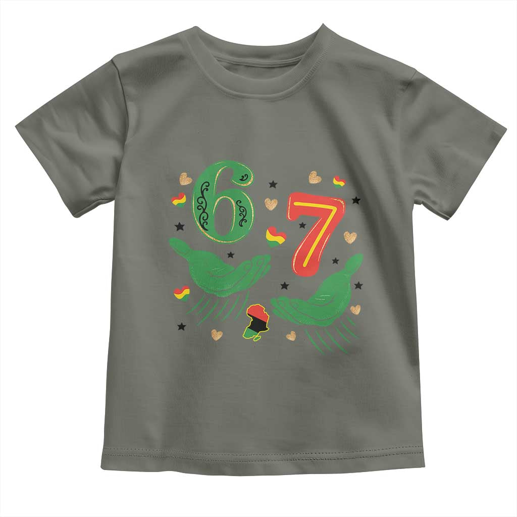 67 Meme Black History Month Toddler T Shirt African American Gift TS12 Military Green Print Your Wear