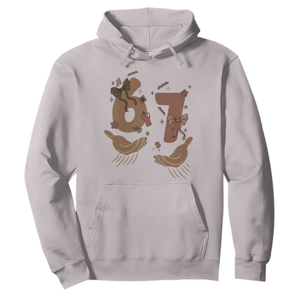 Funny Six Seven Meme Hoodie Black History Women Gift TS12 Ice Gray Print Your Wear