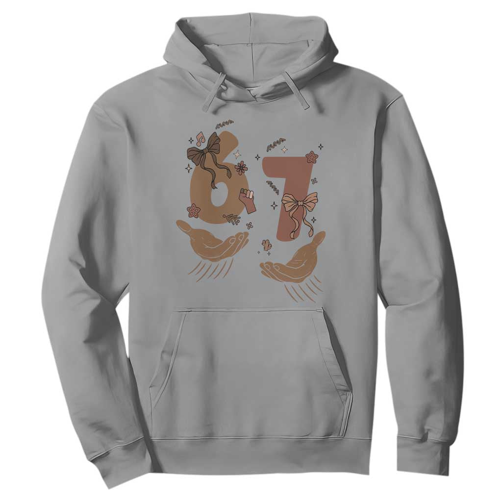 Funny Six Seven Meme Hoodie Black History Women Gift TS12 Sport Gray Print Your Wear