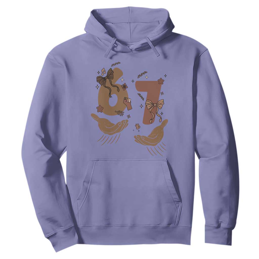 Funny Six Seven Meme Hoodie Black History Women Gift TS12 Violet Print Your Wear
