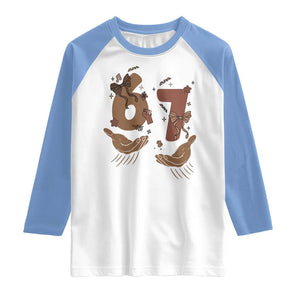 Funny Six Seven Meme Raglan Shirt Black History Women Gift TS12 White Carolina Blue Print Your Wear
