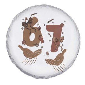 Funny Six Seven Meme Spare Tire Cover Black History Women Gift TS12 Print Your Wear