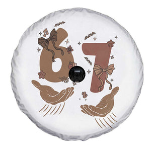 Funny Six Seven Meme Spare Tire Cover Black History Women Gift TS12 Print Your Wear
