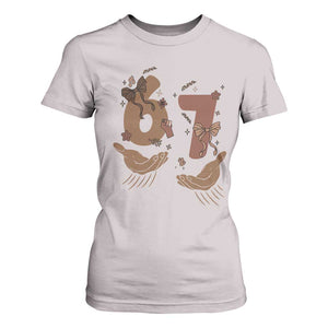 Funny Six Seven Meme T Shirt For Women Black History Women Gift TS12 Ice Gray Print Your Wear