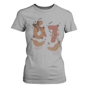 Funny Six Seven Meme T Shirt For Women Black History Women Gift TS12 Sport Gray Print Your Wear