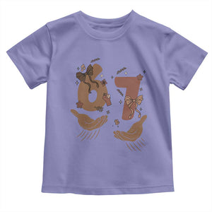 Funny Six Seven Meme Toddler T Shirt Black History Women Gift TS12 Violet Print Your Wear