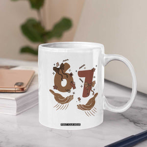 Funny Six Seven Meme Coffee Mug Black History Women Gift TS12 Print Your Wear