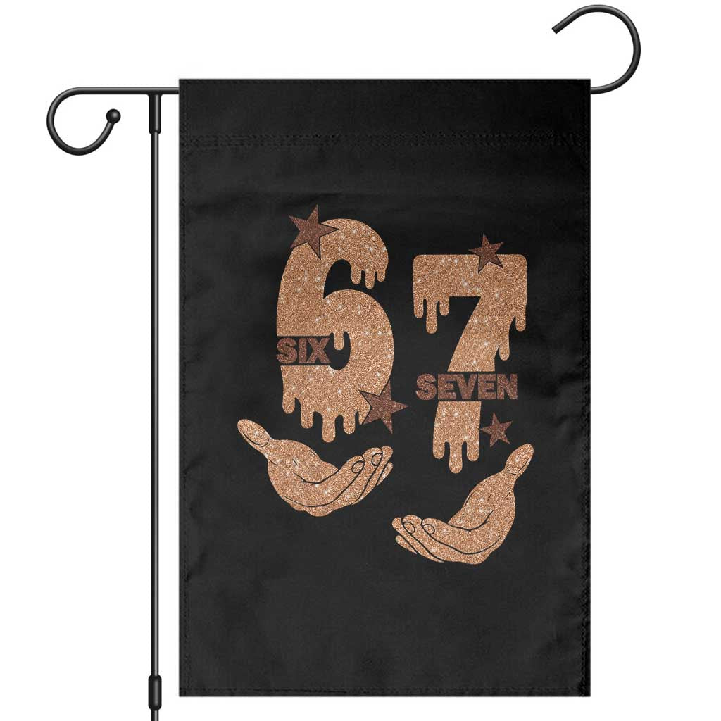 Funny Six Seven Meme Garden Flag Melanin Black History Month Gift TS12 Black Print Your Wear
