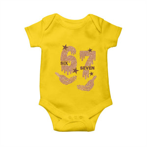 Funny Six Seven Meme Baby Onesie Melanin Black History Month Gift TS12 Daisy Print Your Wear