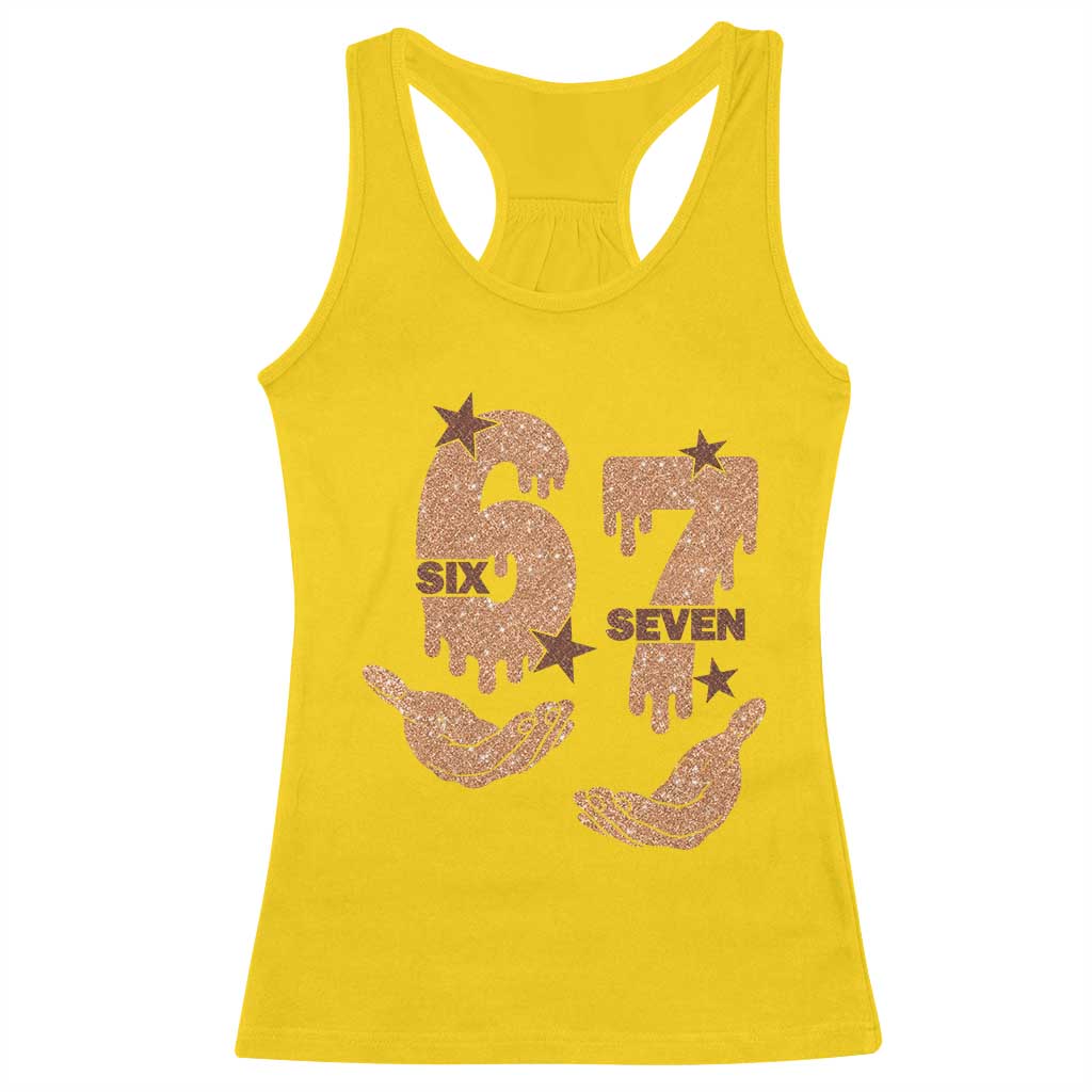 Funny Six Seven Meme Racerback Tank Top Melanin Black History Month Gift TS12 Daisy Print Your Wear