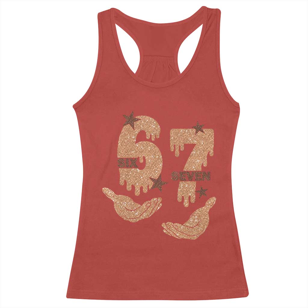 Funny Six Seven Meme Racerback Tank Top Melanin Black History Month Gift TS12 Red Print Your Wear