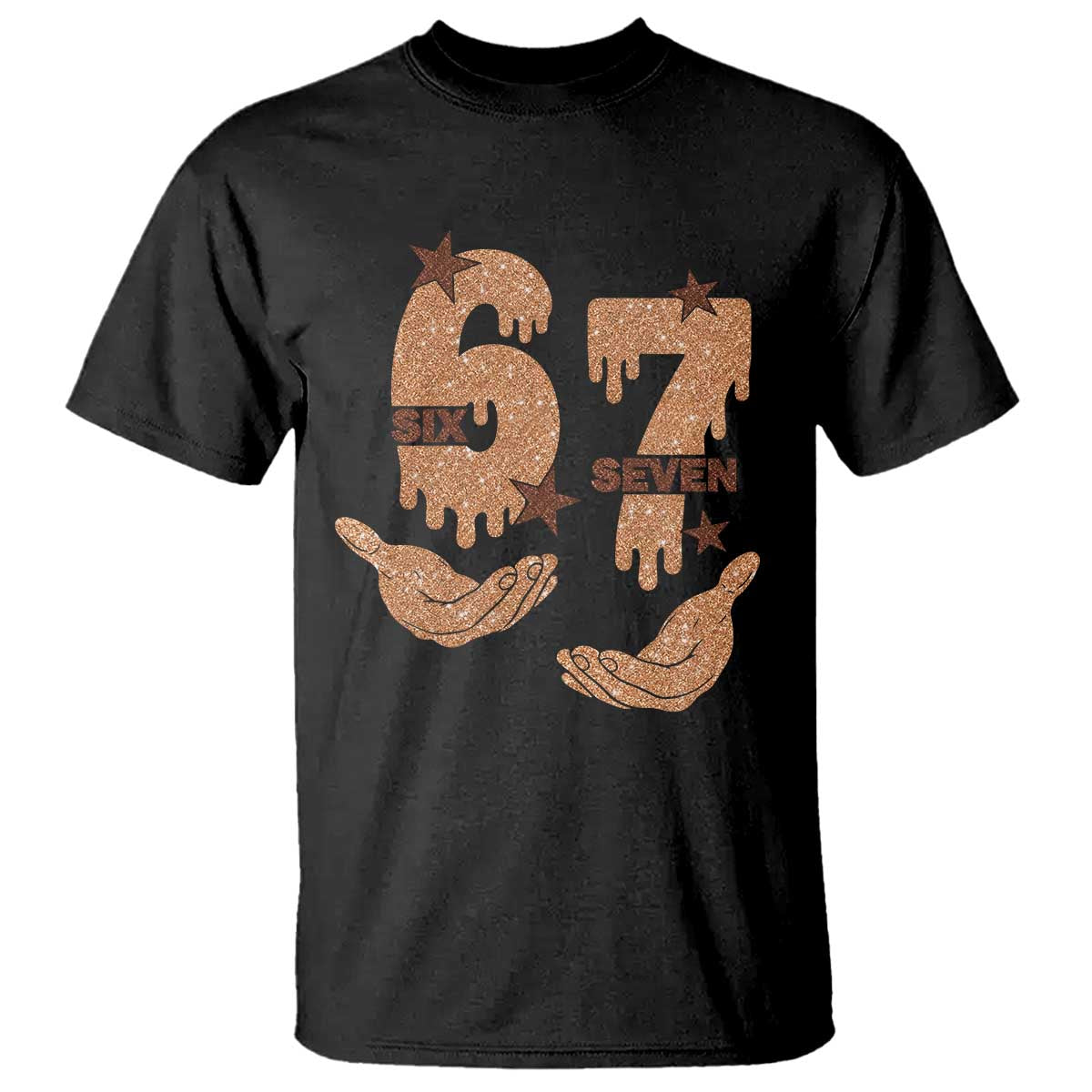 Funny Six Seven Meme T Shirt Melanin Black History Month Gift TS12 Black Print Your Wear