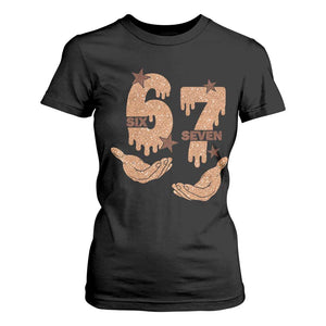 Funny Six Seven Meme T Shirt For Women Melanin Black History Month Gift TS12 Black Print Your Wear
