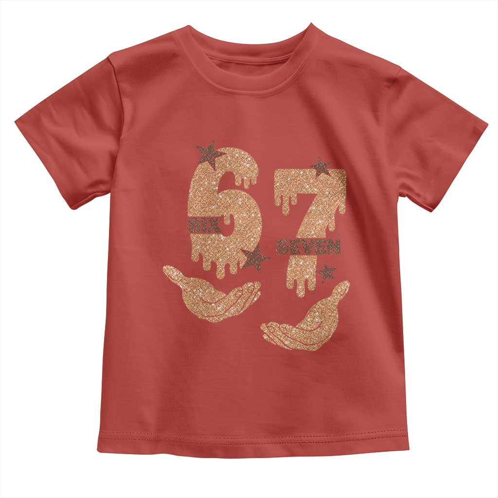 Funny Six Seven Meme Toddler T Shirt Melanin Black History Month Gift TS12 Red Print Your Wear