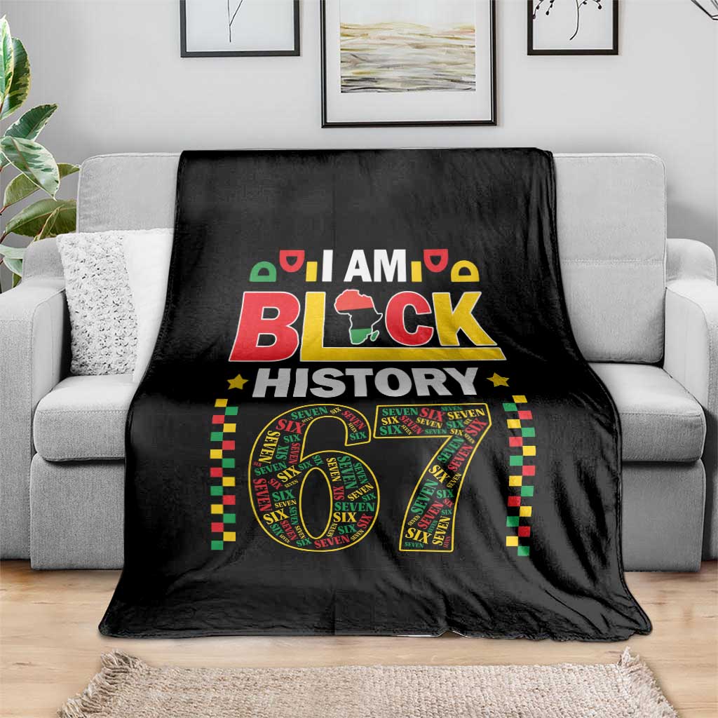 67 Meme Black History Month Throw Blanket African American Pride TS12 Print Your Wear