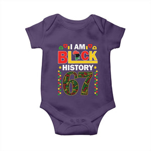 67 Meme Black History Month Baby Onesie African American Pride TS12 Purple Print Your Wear
