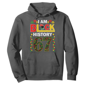 67 Meme Black History Month Hoodie African American Pride TS12 Dark Heather Print Your Wear