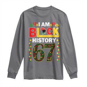 67 Meme Black History Month Long Sleeve Shirt African American Pride TS12 Charcoal Print Your Wear