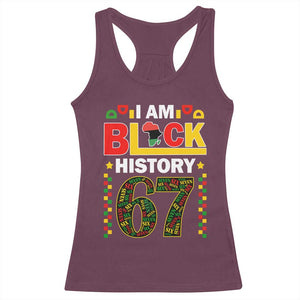 67 Meme Black History Month Racerback Tank Top African American Pride TS12 Maroon Print Your Wear