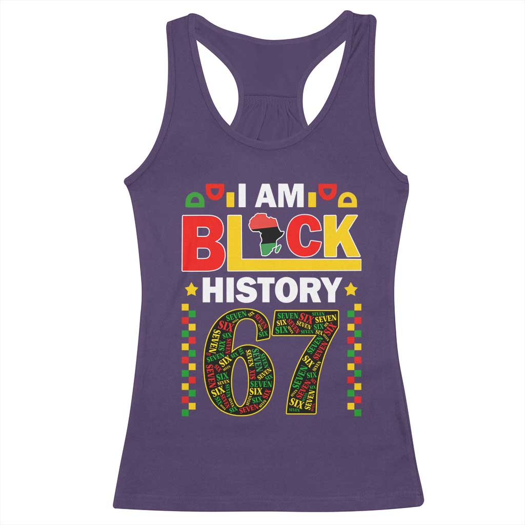 67 Meme Black History Month Racerback Tank Top African American Pride TS12 Purple Print Your Wear