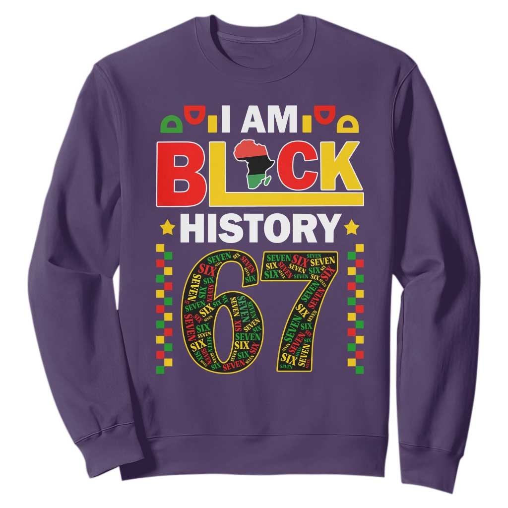 67 Meme Black History Month Sweatshirt African American Pride TS12 Purple Print Your Wear