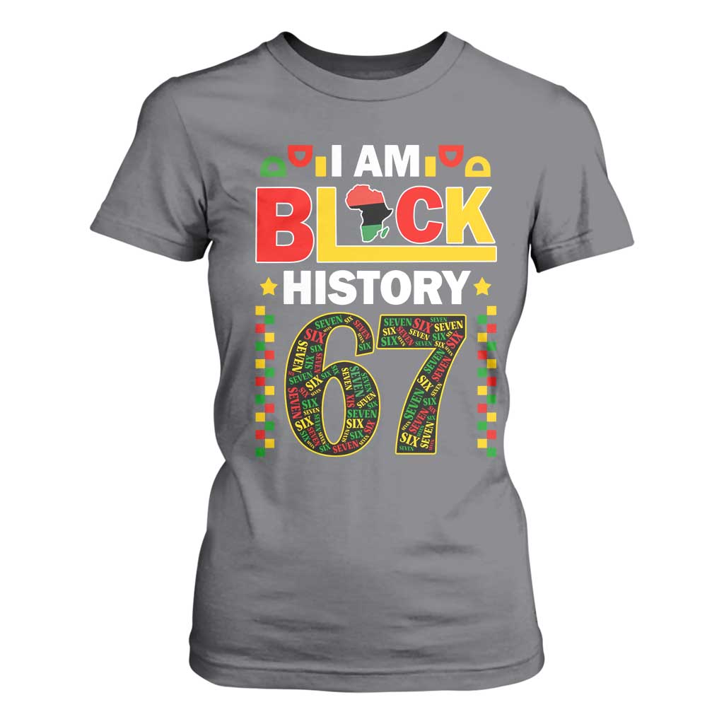 67 Meme Black History Month T Shirt For Women African American Pride TS12 Charcoal Print Your Wear
