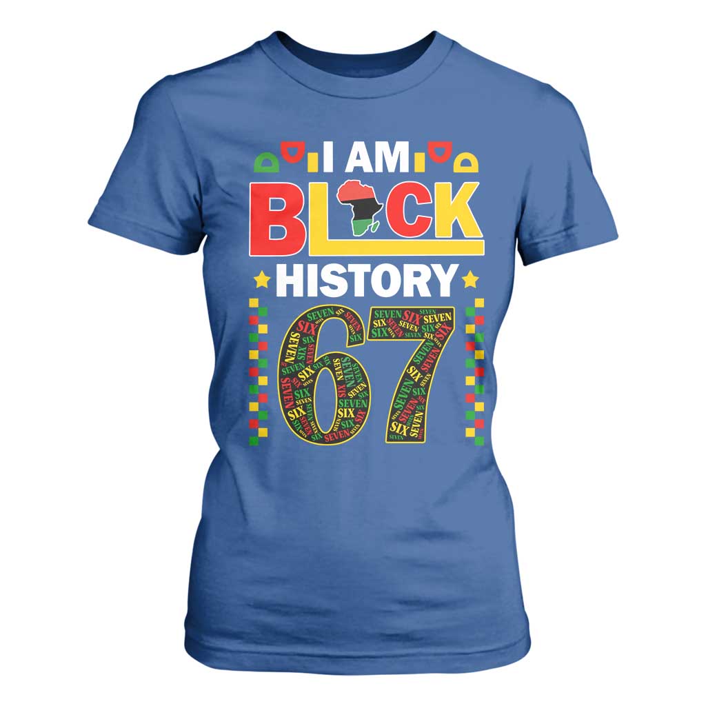 67 Meme Black History Month T Shirt For Women African American Pride TS12 Royal Blue Print Your Wear