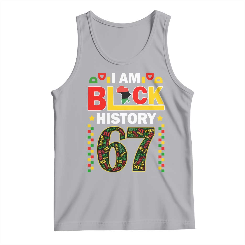 67 Meme Black History Month Tank Top African American Pride TS12 Athletic Heather Print Your Wear