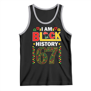67 Meme Black History Month Tank Top African American Pride TS12 Black Athletic Heather Print Your Wear