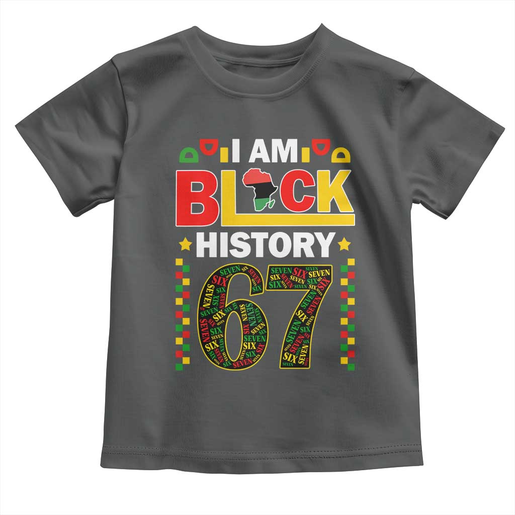 67 Meme Black History Month Toddler T Shirt African American Pride TS12 Dark Heather Print Your Wear