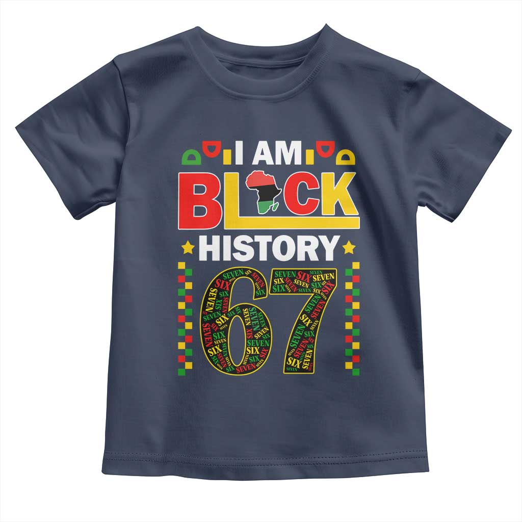 67 Meme Black History Month Toddler T Shirt African American Pride TS12 Navy Print Your Wear