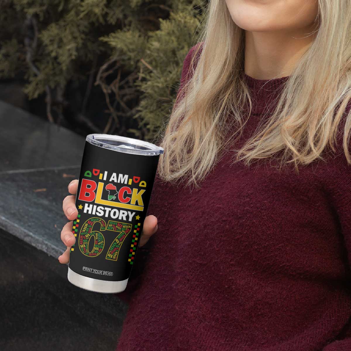 67 Meme Black History Month Tumbler Cup African American Pride TS12 Print Your Wear