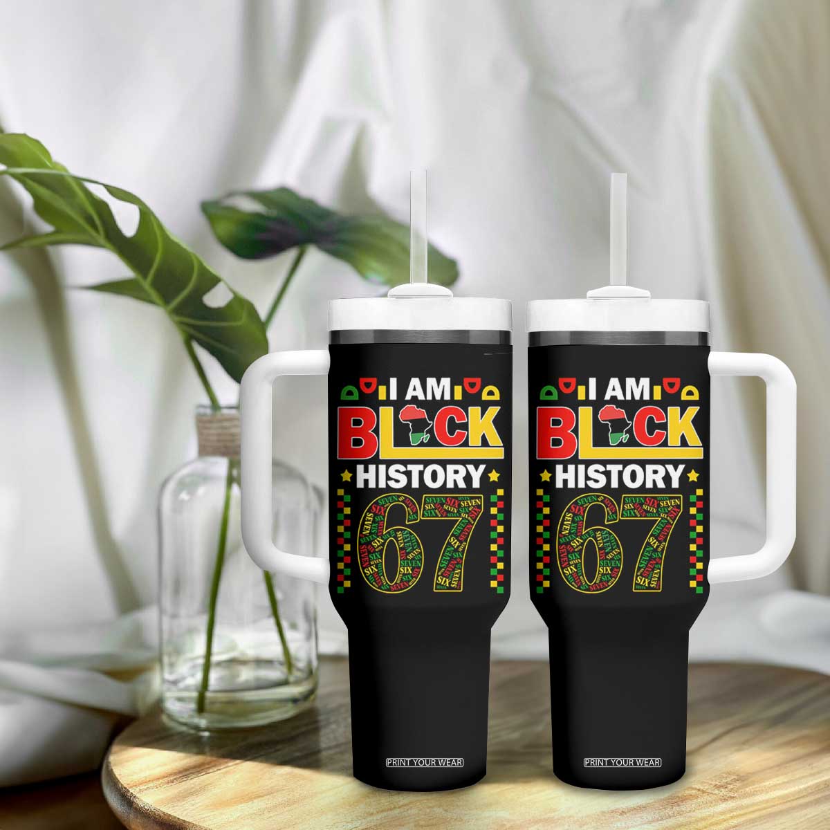 67 Meme Black History Month Tumbler With Handle African American Pride TS12 Print Your Wear