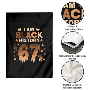 Funny Melanin Six Seven Meme Garden Flag African American Gift TS12 Print Your Wear