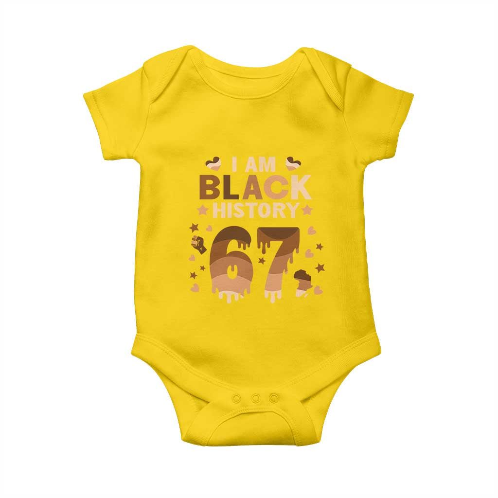 Funny Melanin Six Seven Meme Baby Onesie African American Gift TS12 Daisy Print Your Wear