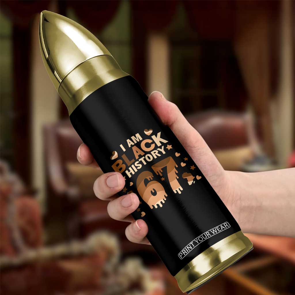 Funny Melanin Six Seven Meme Bullet Tumbler African American Gift TS12 Print Your Wear