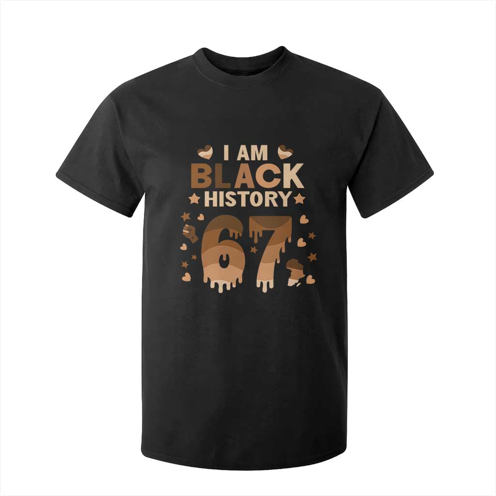 Funny Melanin Six Seven Meme T Shirt For Kid African American Gift TS12 Black Print Your Wear