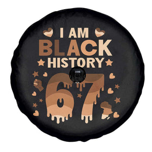 Funny Melanin Six Seven Meme Spare Tire Cover African American Gift TS12 Print Your Wear