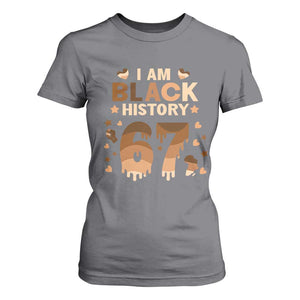 Funny Melanin Six Seven Meme T Shirt For Women African American Gift TS12 Charcoal Print Your Wear