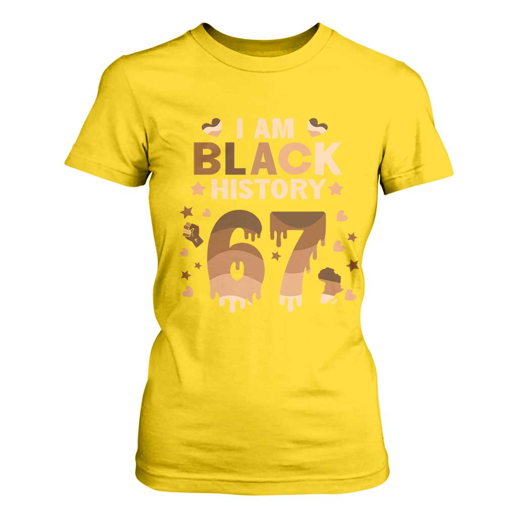 Funny Melanin Six Seven Meme T Shirt For Women African American Gift TS12 Daisy Print Your Wear